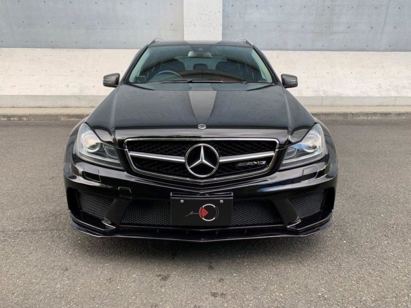 メルセデス・ベンツ C180 ワゴン AMG ワイドボディ 純正ブラックホイール レッドコンビシート画像0