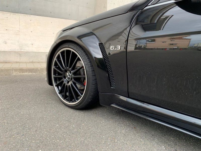 メルセデス・ベンツ C180 ワゴン AMG ワイドボディ 純正ブラックホイール レッドコンビシート画像6