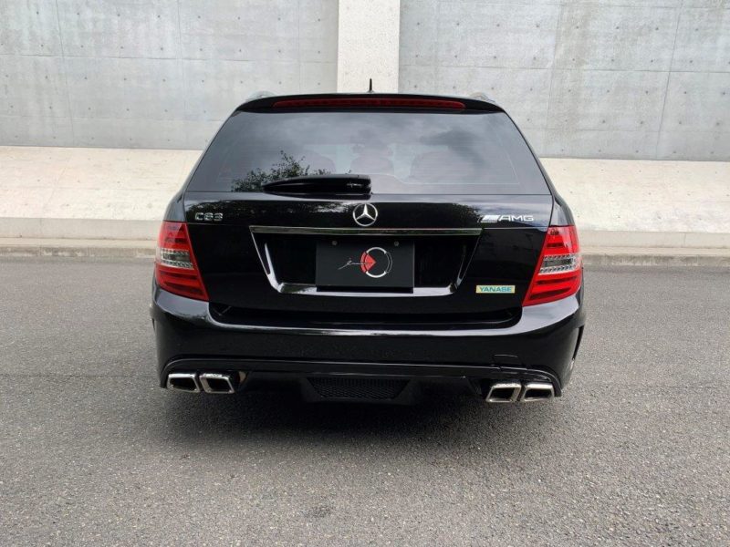 メルセデス・ベンツ C180 ワゴン AMG ワイドボディ 純正ブラックホイール レッドコンビシート画像4