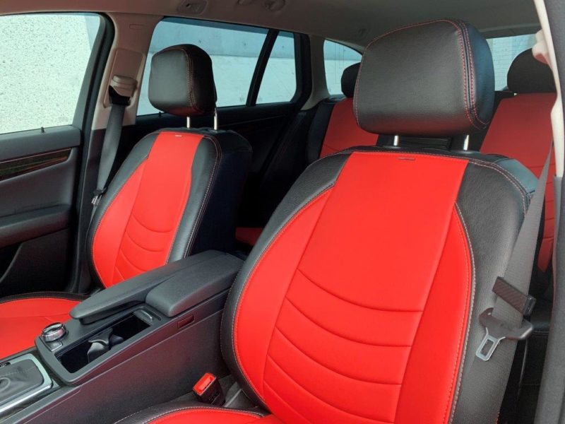 メルセデス・ベンツ C180 ワゴン AMG ワイドボディ 純正ブラックホイール レッドコンビシート画像2