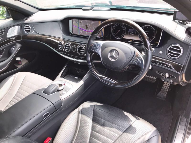 メルセデスベンツS550L/AMGスポーツPKG/ショーファーPKG/リアエンターテイメント搭載/右H/D車/アラウンドビュー/黒革AS/SR/HDD画像8