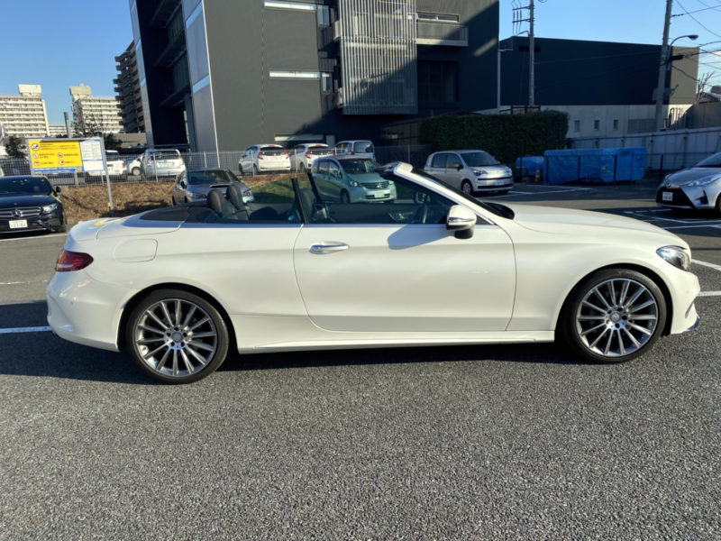 ベンツC180カブリオレ AMGホイル 女子ウケ100%! 注目度100%!画像9