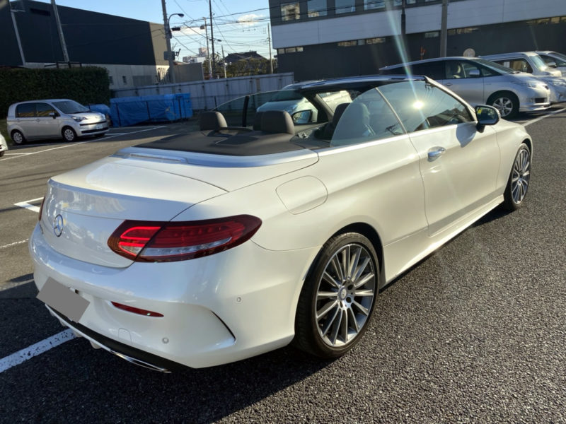 ベンツC180カブリオレ AMGホイル 女子ウケ100%! 注目度100%!画像5