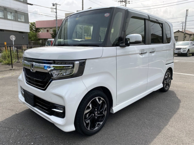 Nボックスカスタム GLターボ ホンダセンシング ★新車同等 ★令和元年式 ★フルオプ ★純正9インチナビ ★大人気車 ★オリピ白ナン ★税金完納 ★国内最安値画像0