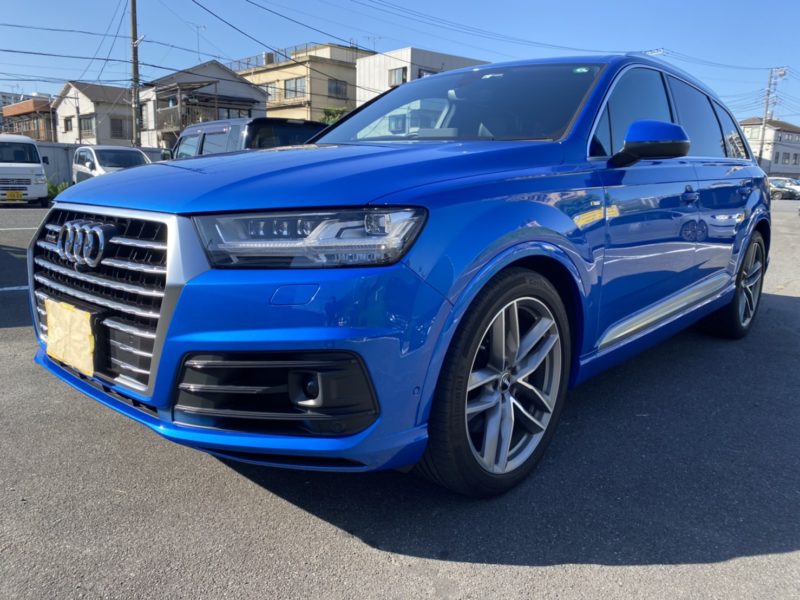アウディQ7 3.0TFSIクワトロ アダプティブエアサスサスペンション仕様Sラインパッケージ ★極上車 ★人気の法人車★大人気★LED★後席モニター★ワンオーナー★特別仕様車★車検ロング★国内最安値画像0