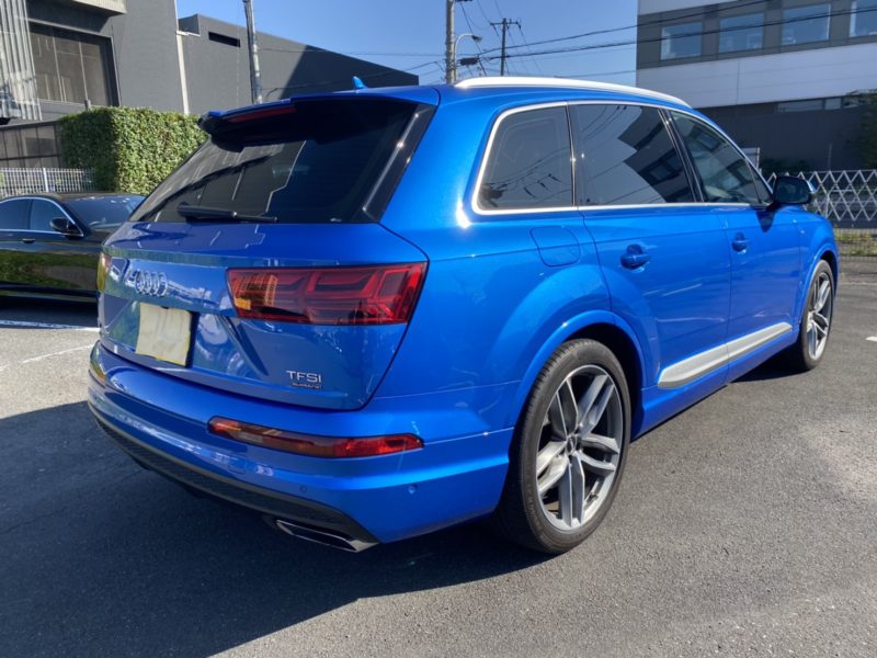 アウディQ7 3.0TFSIクワトロ アダプティブエアサスサスペンション仕様Sラインパッケージ ★極上車 ★人気の法人車★大人気★LED★後席モニター★ワンオーナー★特別仕様車★車検ロング★国内最安値画像7