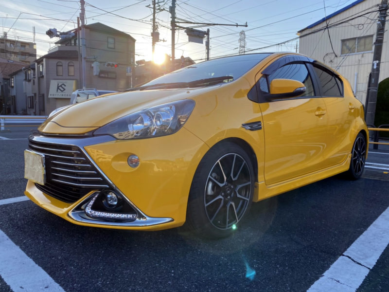 アクア ハイブリッドG G’s ★税金完納★極良極美★ワンオーナー★車検ロング画像0