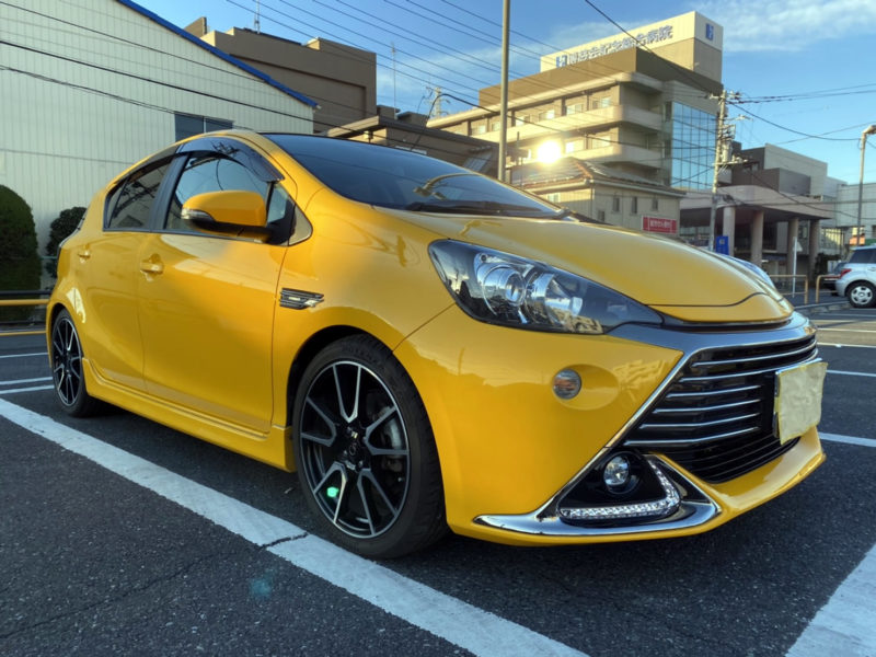 アクア ハイブリッドG G’s ★税金完納★極良極美★ワンオーナー★車検ロング画像1