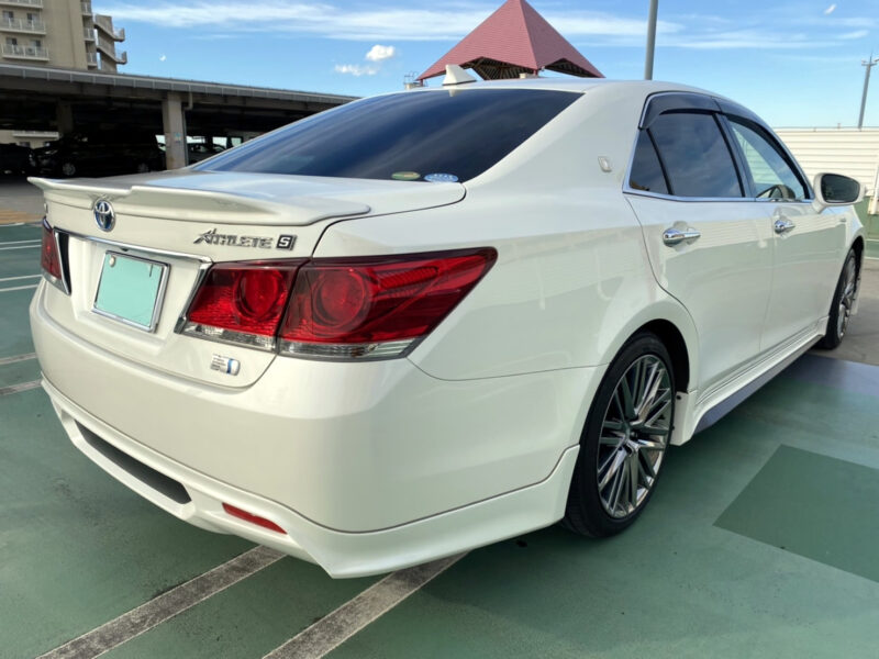 クラウンアスリート ハイブリッド2.5S ブラックスタイル★TRDフルエアロ★ウッドステアリング★ディーラー認定中古車★極良極美★新品タイヤ★ドラレコ★大人気セダン★激安画像5