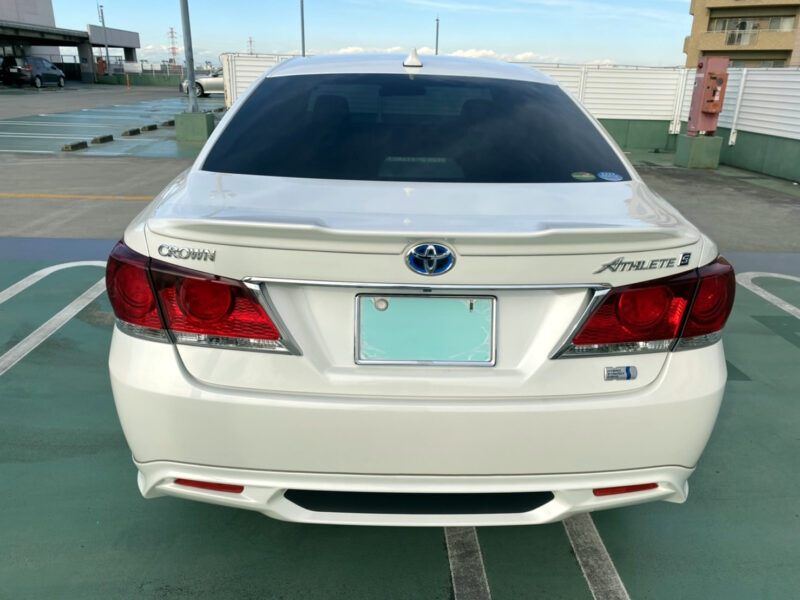 クラウンアスリート ハイブリッド2.5S ブラックスタイル★TRDフルエアロ★ウッドステアリング★ディーラー認定中古車★極良極美★新品タイヤ★ドラレコ★大人気セダン★激安画像7