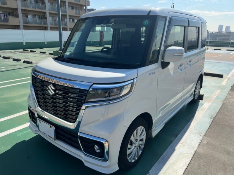 スペーシアカスタム ハイブリッドGS★税金完納★極良極美★走行中TV視聴★衝突被害軽減ブレーキ★装備充実★国内最安値画像0