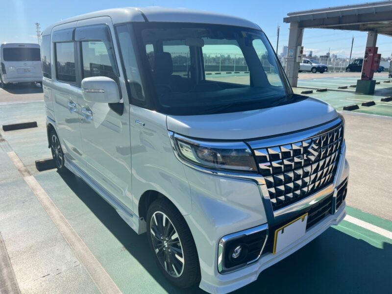 スペーシアカスタム ハイブリッドXS★新車同様★走行0.2万k★税金完納★極上車★激安★両側電動スライド★ヘッドアップディスプレイ★セーフティーサポート★国内最安値画像1