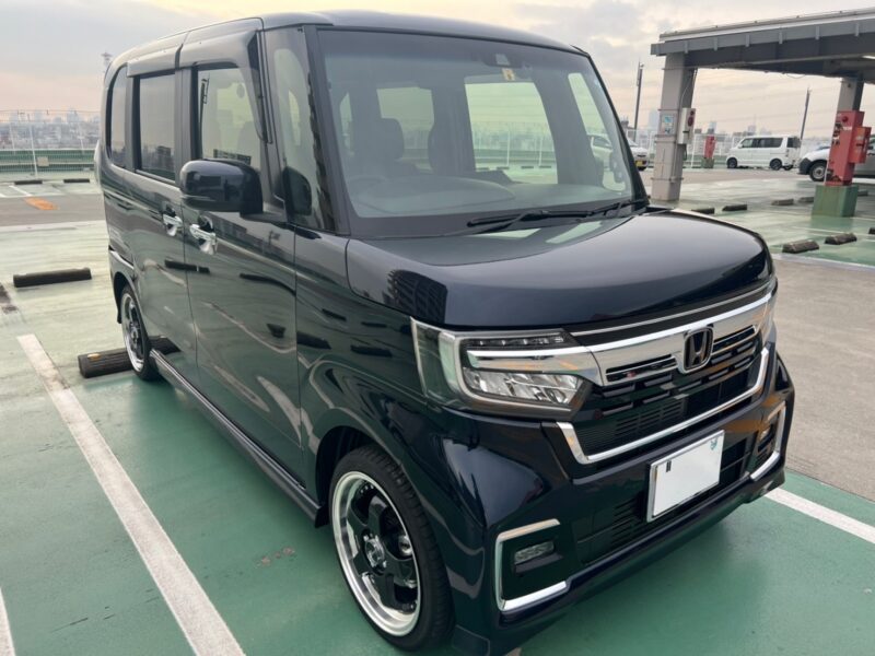 Nボックス カスタム Lターボ★新車同様★走行距離0.2万k★社外アルミホイル★両側電動スライドドア★車線変更センサー★流れるウインカー★大人気★激安最安画像1