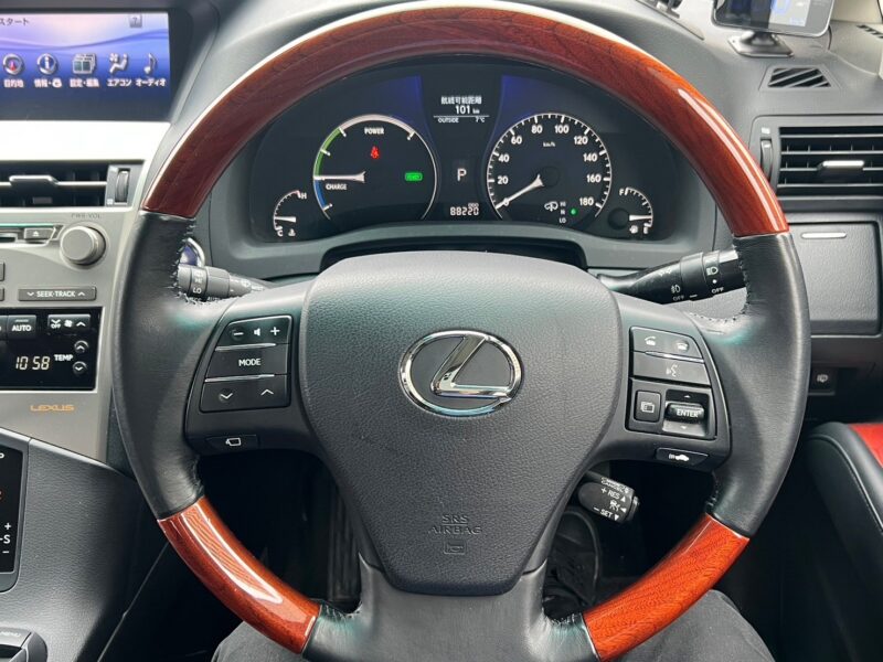 レクサスRX450h バージョンL エアサスペンション4WD★税金完納★サンルーフ★ハイブリッド★極上車★国内最安値画像9