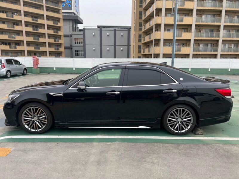 クラウンアスリート ハイブリッド2.5G★税金完納★車検ロング★後期★激シブ★走行中TV視聴★サンルーフ★黒レザー★モデリスタ★極上車★業界最安画像4