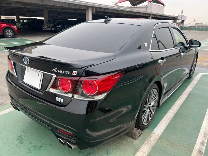 クラウンアスリート ハイブリッド2.5G★税金完納★車検ロング★後期★激シブ★走行中TV視聴★サンルーフ★黒レザー★モデリスタ★極上車★業界最安画像6