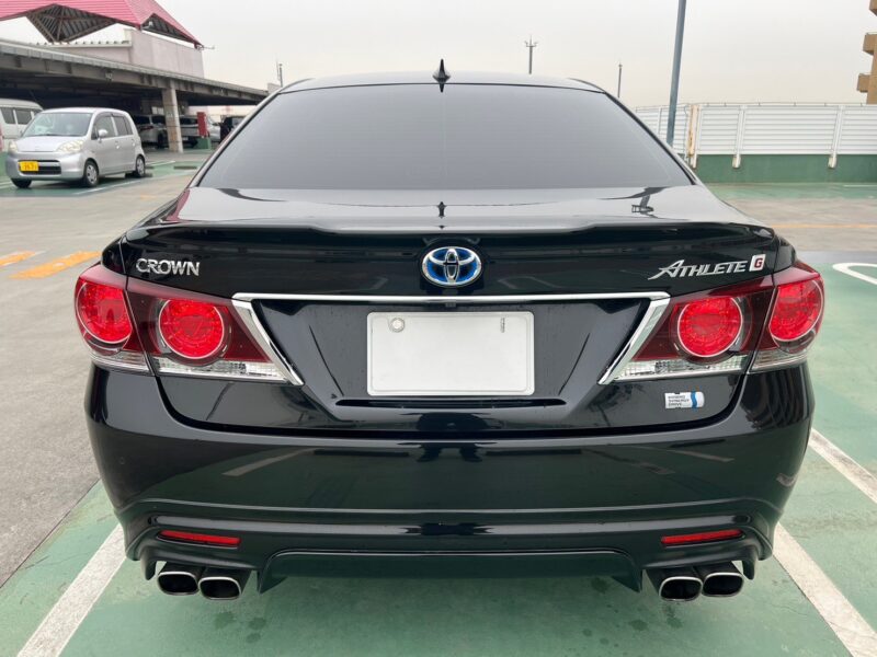 クラウンアスリート ハイブリッド2.5G★税金完納★車検ロング★後期★激シブ★走行中TV視聴★サンルーフ★黒レザー★モデリスタ★極上車★業界最安画像7
