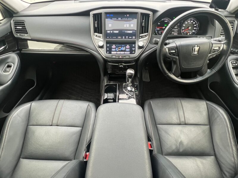 クラウンアスリート ハイブリッド2.5G★税金完納★車検ロング★後期★激シブ★走行中TV視聴★サンルーフ★黒レザー★モデリスタ★極上車★業界最安画像10