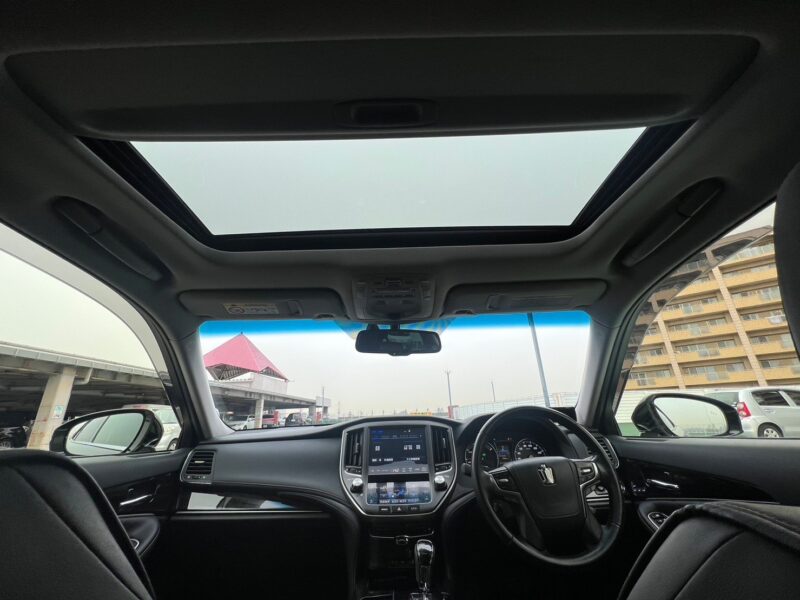 クラウンアスリート ハイブリッド2.5G★税金完納★車検ロング★後期★激シブ★走行中TV視聴★サンルーフ★黒レザー★モデリスタ★極上車★業界最安画像14