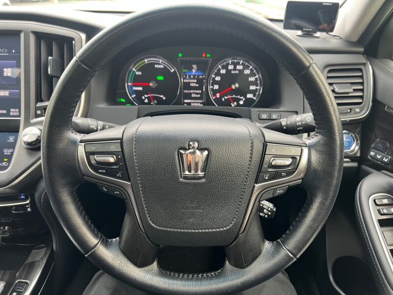 クラウンアスリート ハイブリッド2.5G★税金完納★車検ロング★後期★激シブ★走行中TV視聴★サンルーフ★黒レザー★モデリスタ★極上車★業界最安画像15