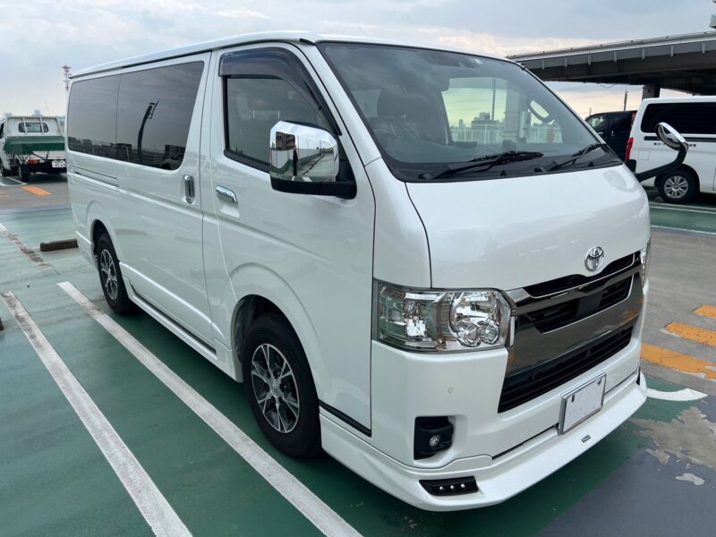 ハイエースバン 2.8 スーパーGL ダークプライムⅡ ロングボディーディーゼルターボ モデリスタエアロ★新車同様★走行0.1万k★R5税金完納★モデリスタ★ミラーモニター★ドラレコ★360°カメラ★ディーゼル★運転支援★走行中TV視聴★業界最安画像1