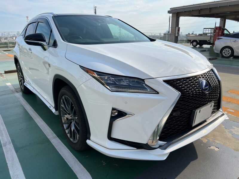 レクサスRX450h Fスポーツ TOM’Sエアロ★R5税金完納★車検ロング★パノラマルーフ★TOM’Sエアロ★赤革★マークレビンソンサウンドシステム★360°カメラ★オプション充実★極良極美★業界最安画像1