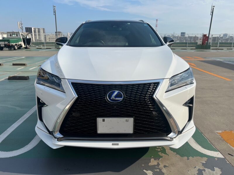 レクサスRX450h Fスポーツ TOM’Sエアロ★R5税金完納★車検ロング★パノラマルーフ★TOM’Sエアロ★赤革★マークレビンソンサウンドシステム★360°カメラ★オプション充実★極良極美★業界最安画像2