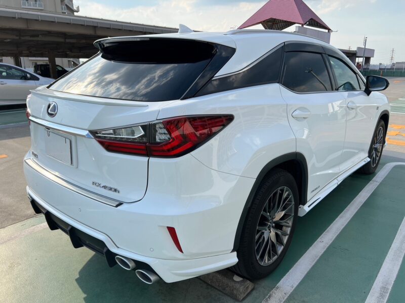レクサスRX450h Fスポーツ TOM’Sエアロ★R5税金完納★車検ロング★パノラマルーフ★TOM’Sエアロ★赤革★マークレビンソンサウンドシステム★360°カメラ★オプション充実★極良極美★業界最安画像6
