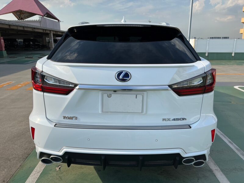 レクサスRX450h Fスポーツ TOM’Sエアロ★R5税金完納★車検ロング★パノラマルーフ★TOM’Sエアロ★赤革★マークレビンソンサウンドシステム★360°カメラ★オプション充実★極良極美★業界最安画像7