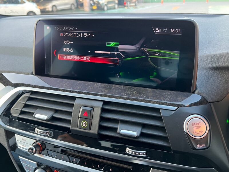 BMW X3 xDrive 20d Mスポーツディーゼルターボ ハイラインPKG 4WD★R5税金完納★極良極美★360°カメラ★パノラマルーフ★走行中TV視聴★レザーシート★装備充実★業界最安画像19