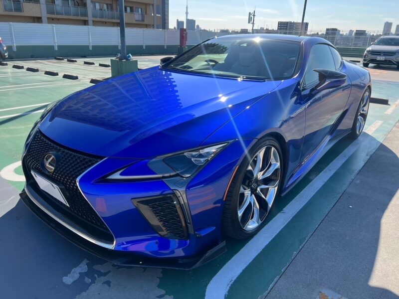 レクサスLC500 限定車ストラクチュルブルー★R5税金完納★レクサス特別限定車★サンルーフ★フロントスポイラー★サイドスポイラー★リアウイング★車高調★極良極美★車検ロング★業界最安画像0