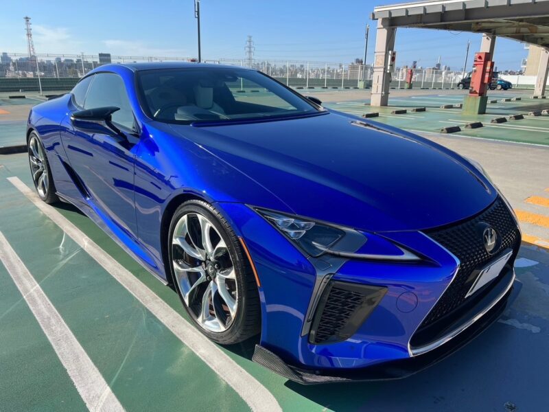 レクサスLC500 限定車ストラクチュルブルー★R5税金完納★レクサス特別限定車★サンルーフ★フロントスポイラー★サイドスポイラー★リアウイング★車高調★極良極美★車検ロング★業界最安画像1