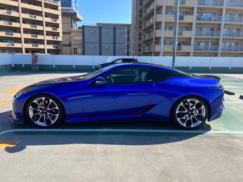 レクサスLC500 限定車ストラクチュルブルー★R5税金完納★レクサス特別限定車★サンルーフ★フロントスポイラー★サイドスポイラー★リアウイング★車高調★極良極美★車検ロング★業界最安画像3
