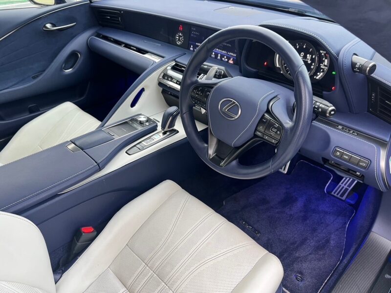 レクサスLC500 限定車ストラクチュルブルー★R5税金完納★レクサス特別限定車★サンルーフ★フロントスポイラー★サイドスポイラー★リアウイング★車高調★極良極美★車検ロング★業界最安画像8