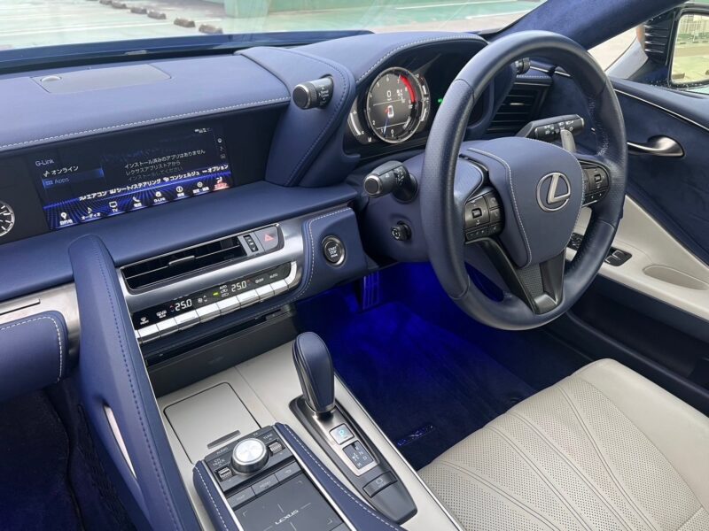 レクサスLC500 限定車ストラクチュルブルー★R5税金完納★レクサス特別限定車★サンルーフ★フロントスポイラー★サイドスポイラー★リアウイング★車高調★極良極美★車検ロング★業界最安画像9