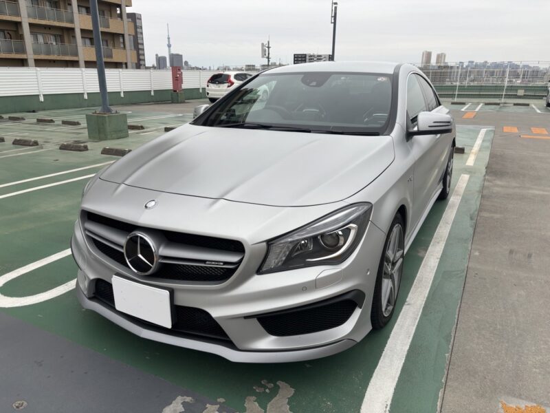 CLA AMG45 4マチック★税金完納★マットシルバー★赤ステッチ黒レザー★激シブ★AMG★極上車★装備充実★業界最安画像0