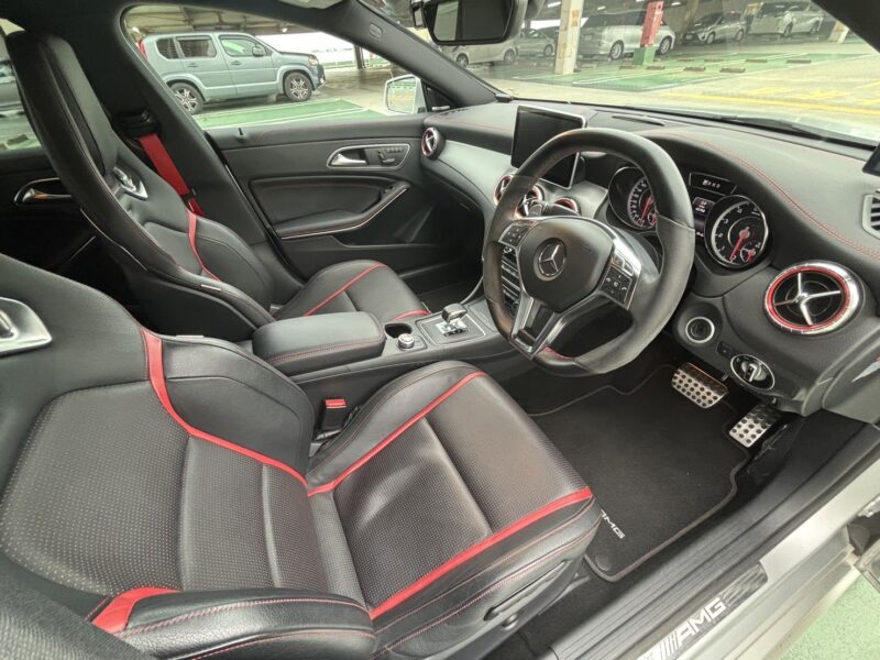 CLA AMG45 4マチック★税金完納★マットシルバー★赤ステッチ黒レザー★激シブ★AMG★極上車★装備充実★業界最安画像9