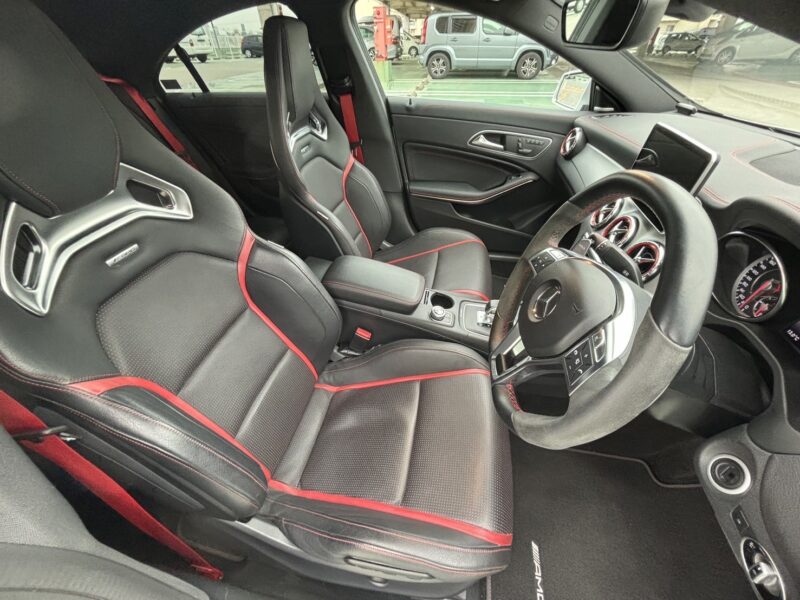 CLA AMG45 4マチック★税金完納★マットシルバー★赤ステッチ黒レザー★激シブ★AMG★極上車★装備充実★業界最安画像10