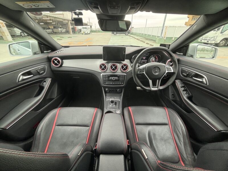 CLA AMG45 4マチック★税金完納★マットシルバー★赤ステッチ黒レザー★激シブ★AMG★極上車★装備充実★業界最安画像13
