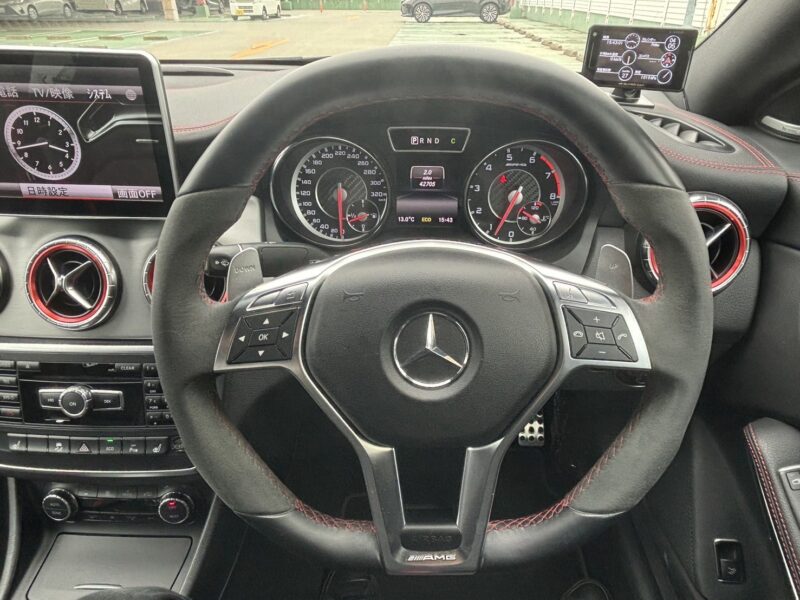 CLA AMG45 4マチック★税金完納★マットシルバー★赤ステッチ黒レザー★激シブ★AMG★極上車★装備充実★業界最安画像14