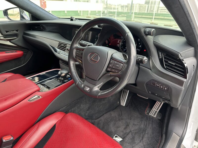 レクサス LS500 Fスポーツ★R5税金完納★極良極美★大人気★赤レザー★ミラーモニター★車検ロング★装備充実★業界最安画像10