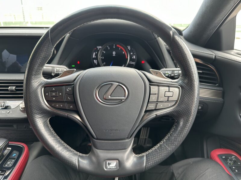 レクサス LS500 Fスポーツ★R5税金完納★極良極美★大人気★赤レザー★ミラーモニター★車検ロング★装備充実★業界最安画像14