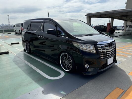 アルファード 2.5 G★税金完納★車庫調★フェンダーポール★後席モニター★アルミホイル★社外マフラー★車検ロング★業界最安画像1