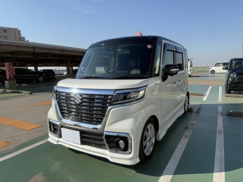 スペーシア カスタム ハイブリッド XSターボ 全方位モニター★R6税金完納★両側電動スライド★360°カメラ★パドルシフト★シートヒーター★業界最安画像0