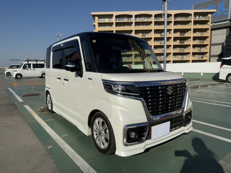 スペーシア カスタム ハイブリッド XSターボ 全方位モニター★R6税金完納★両側電動スライド★360°カメラ★パドルシフト★シートヒーター★業界最安画像1