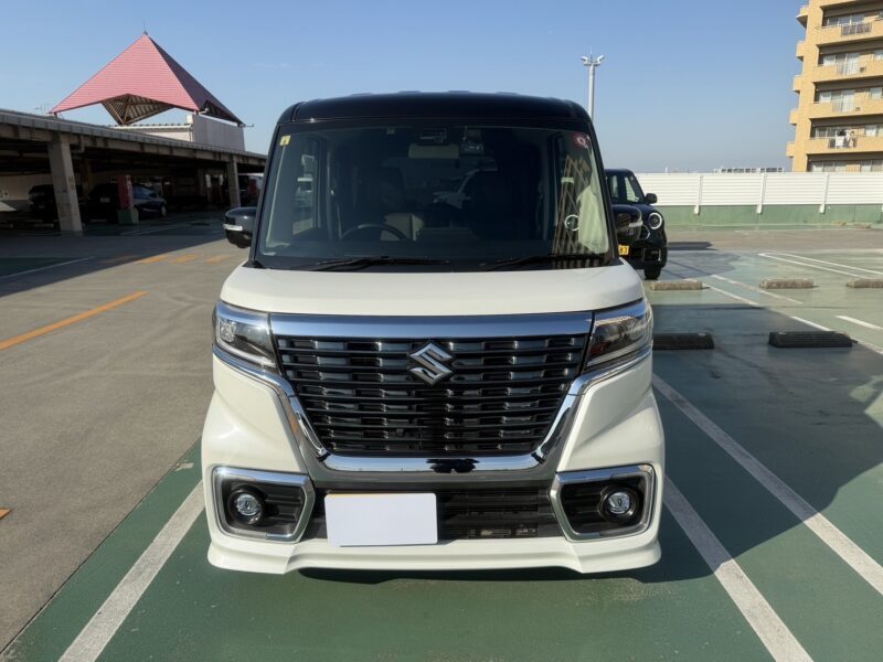 スペーシア カスタム ハイブリッド XSターボ 全方位モニター★R6税金完納★両側電動スライド★360°カメラ★パドルシフト★シートヒーター★業界最安画像2