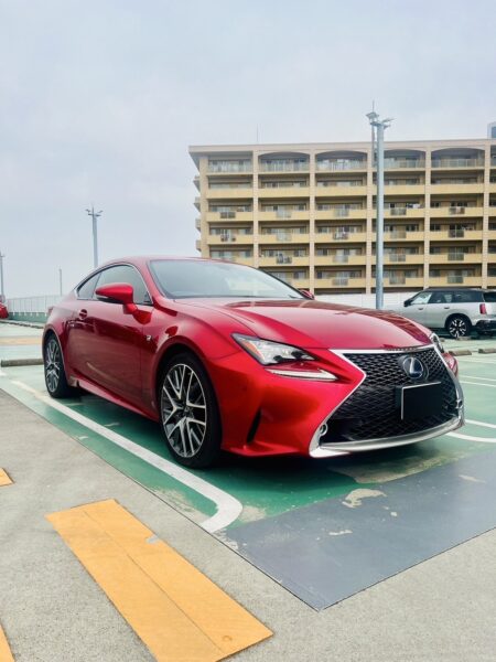 レクサス RC300h Fスポーツ★R6税金完納★サンルーフ★極上車★赤レザー★車検ロング★業界最安画像1