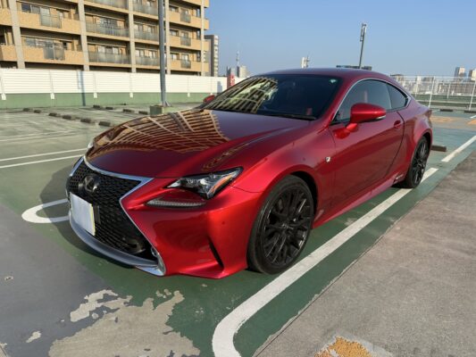 レクサス RC300h Fスポーツ★R6税金完納★サンルーフ★タイヤ4本新品★赤レザー★業界最安