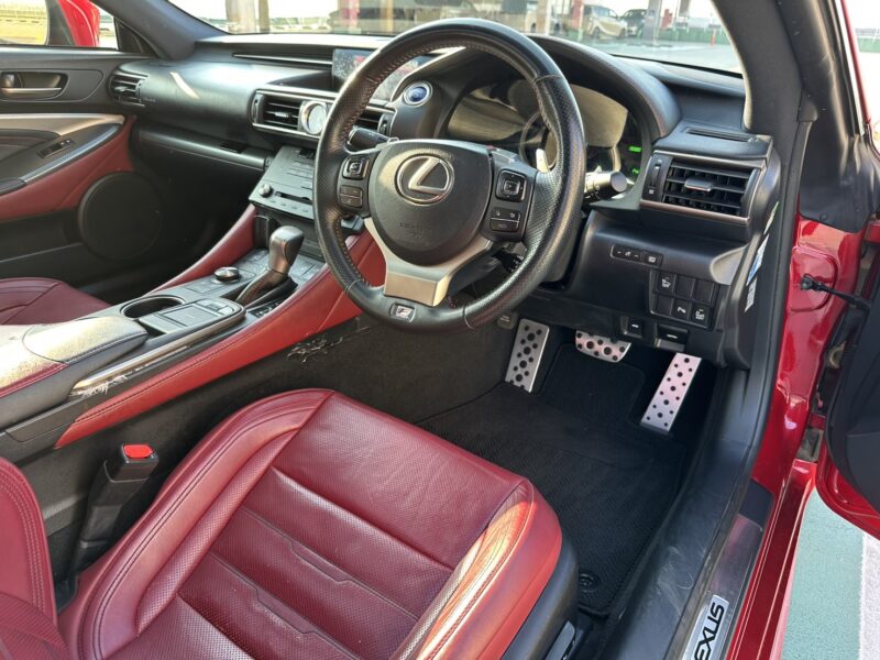 レクサス RC300h Fスポーツ★R6税金完納★サンルーフ★タイヤ4本新品★赤レザー★業界最安画像11