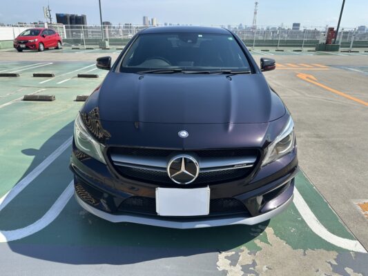 AMG CLA45 4マチック★走行中TV視聴★タイヤばり山★赤キャリ★赤ステッチ★デイライト★業界最安画像2